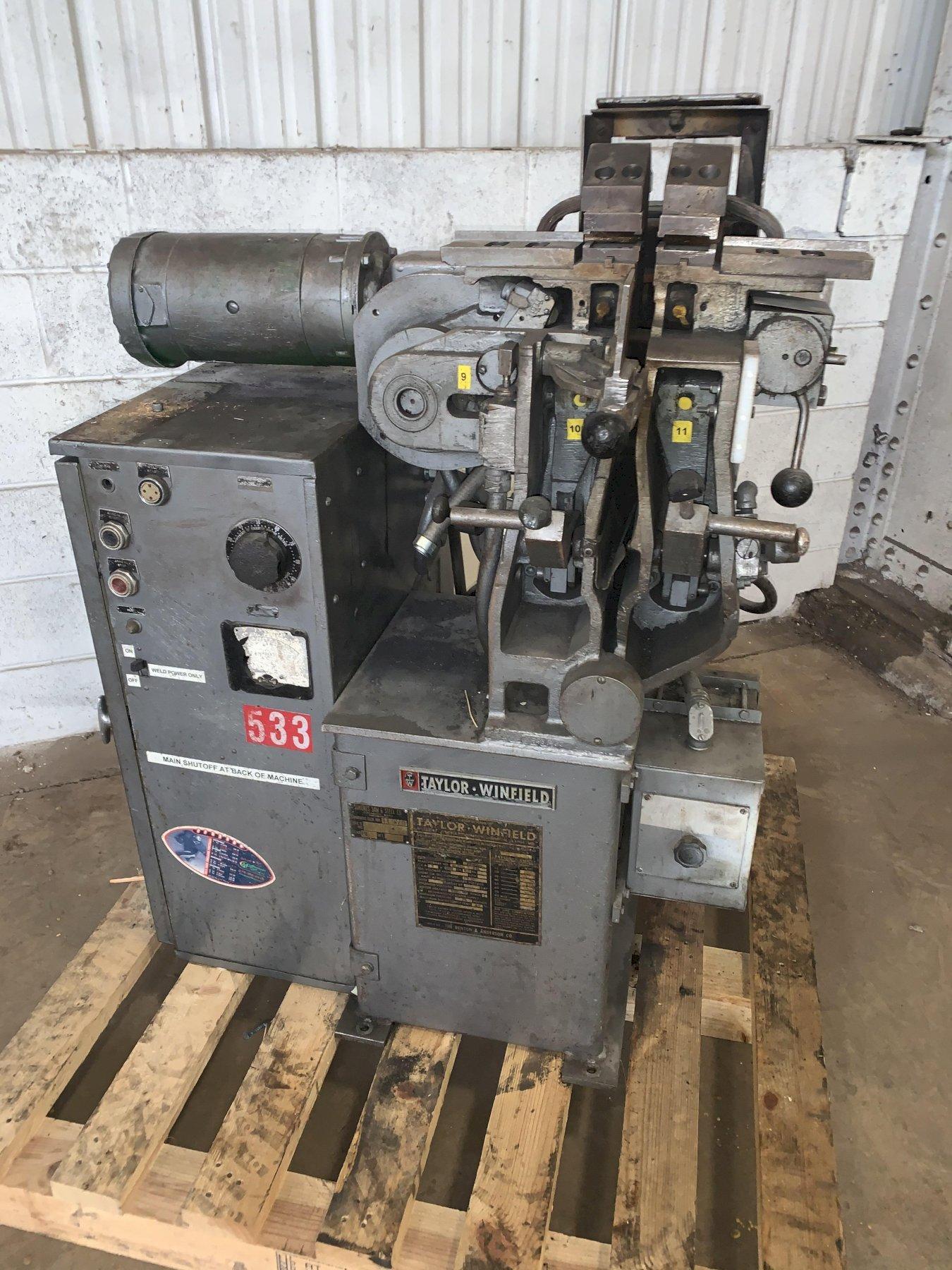 For Sale 5 KVA TAYLOR WINFIELD MODEL A2.5B FLASH BUTT INDUSTRIAL SAW