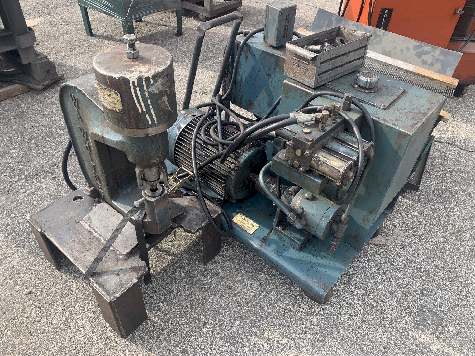 For Sale 50 TON WA WHITNEY MODEL 700463 PORTABLE HYDRAULIC PUNCH
