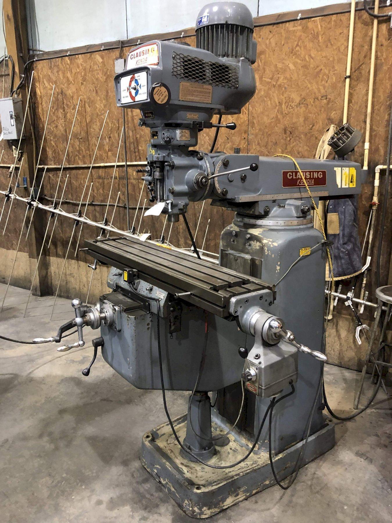 For Sale 3 HP CLAUSING RAM TYPE VERTICAL MILL STOCK 72829 Locator