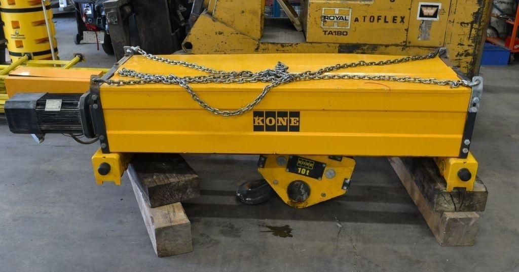 For Sale 22,000 LBS KONE MODEL XL400 ELECTRIC HOIST & TROLLEY STOCK