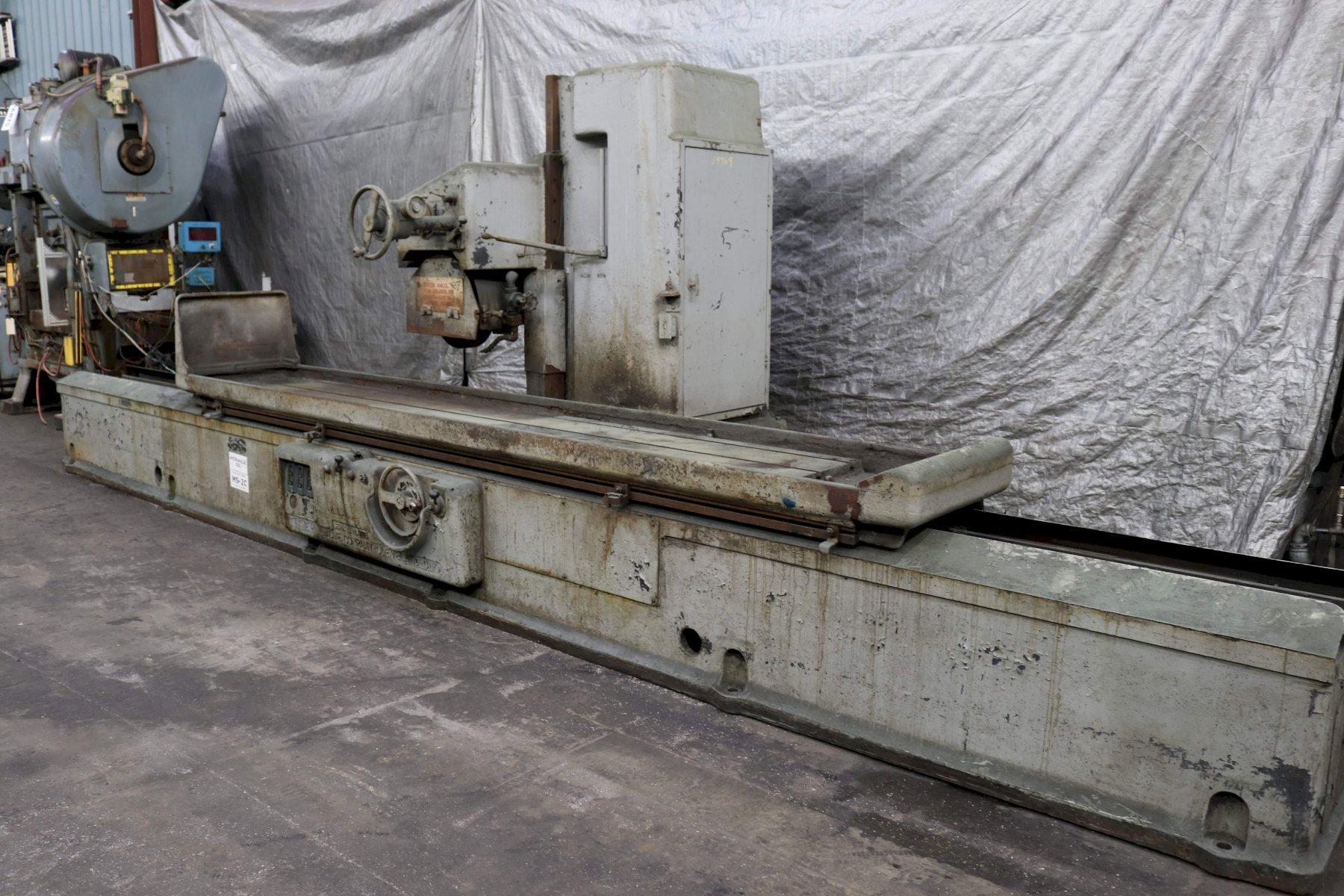 For Sale 24' X 144' HILL ACME HYDRAULIC SURFACE GRINDER STOCK 59969