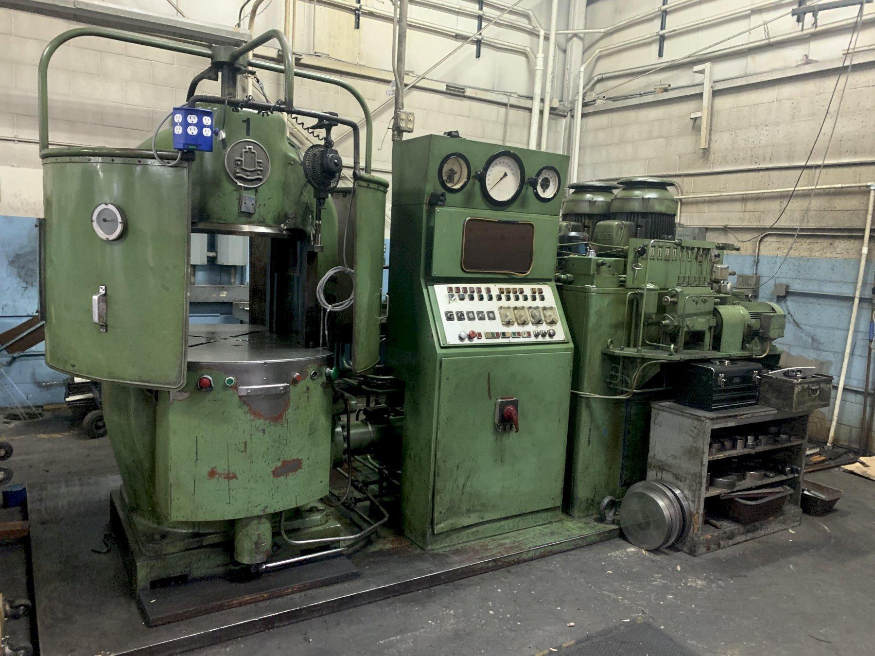 For Sale 1250 TON SACK & KIESSELBACK HYDRAULIC HOBBING PRESS STOCK