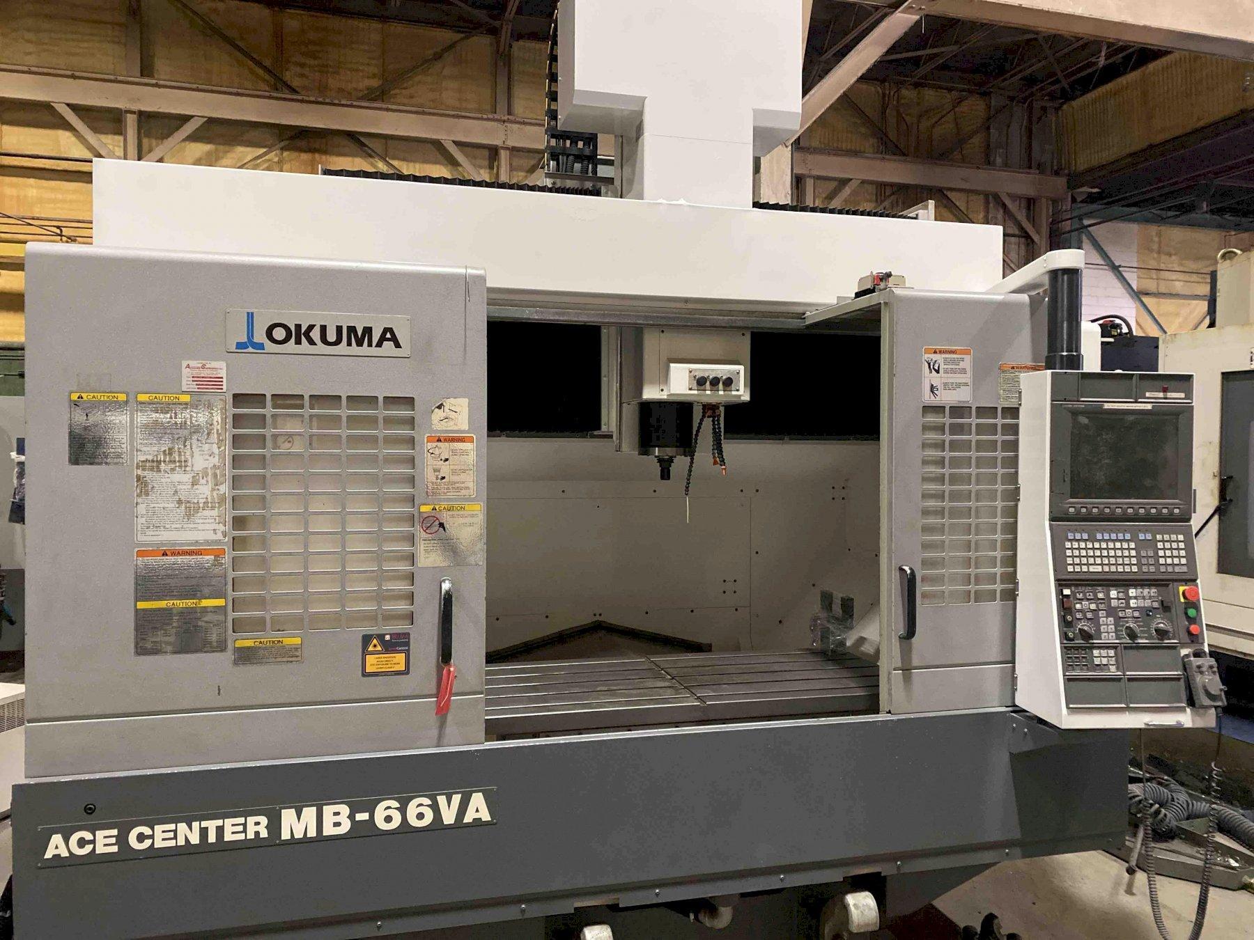 For Sale Okuma Ace Center MB66VA CNC Vertical Machining Center, OSP