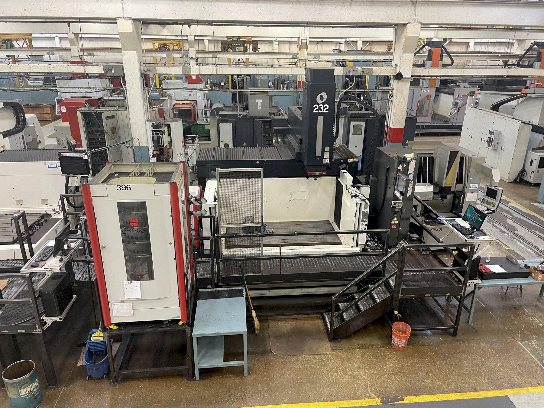 Makino EDNC 207 Used CNC Sinker EDM with EROWA Robot For Sale - 2008