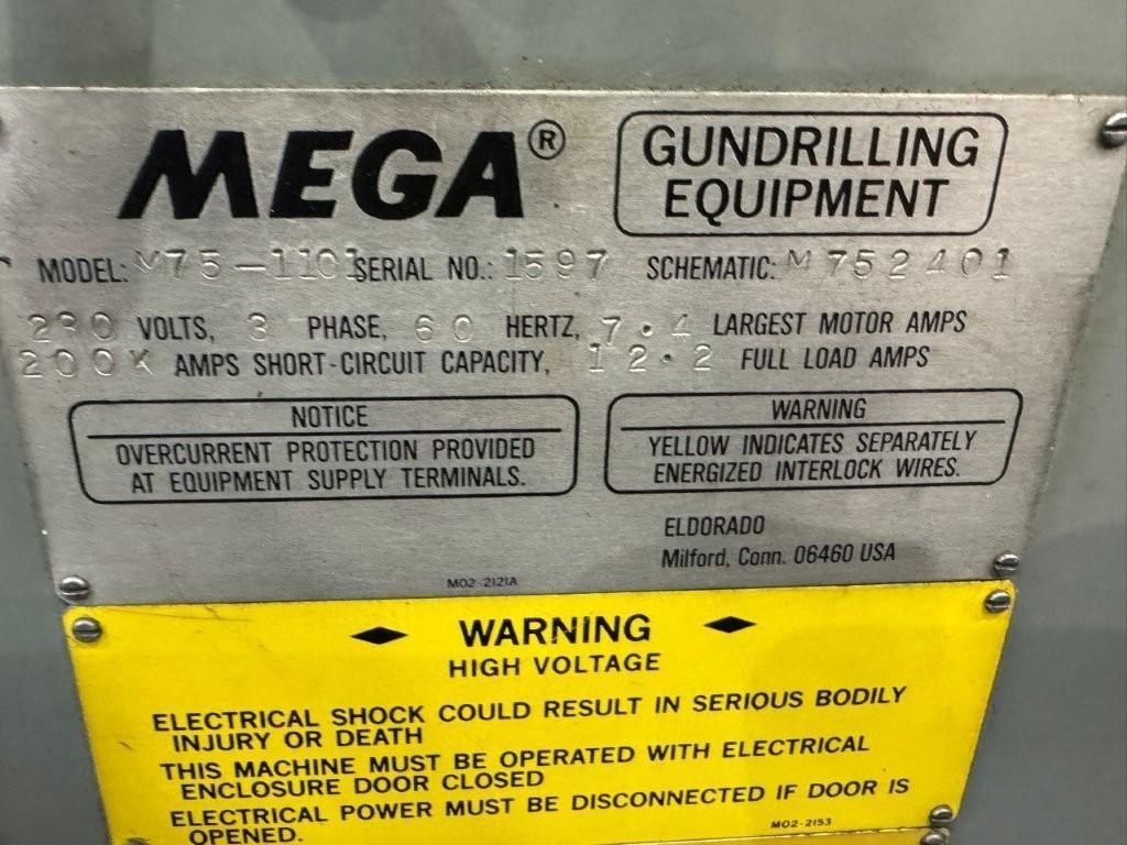 ¾” x 30” 2-Spindle Eldorado Mega Model M-75-1041 Precision Deep Hole Gun Drill with Counter Rota