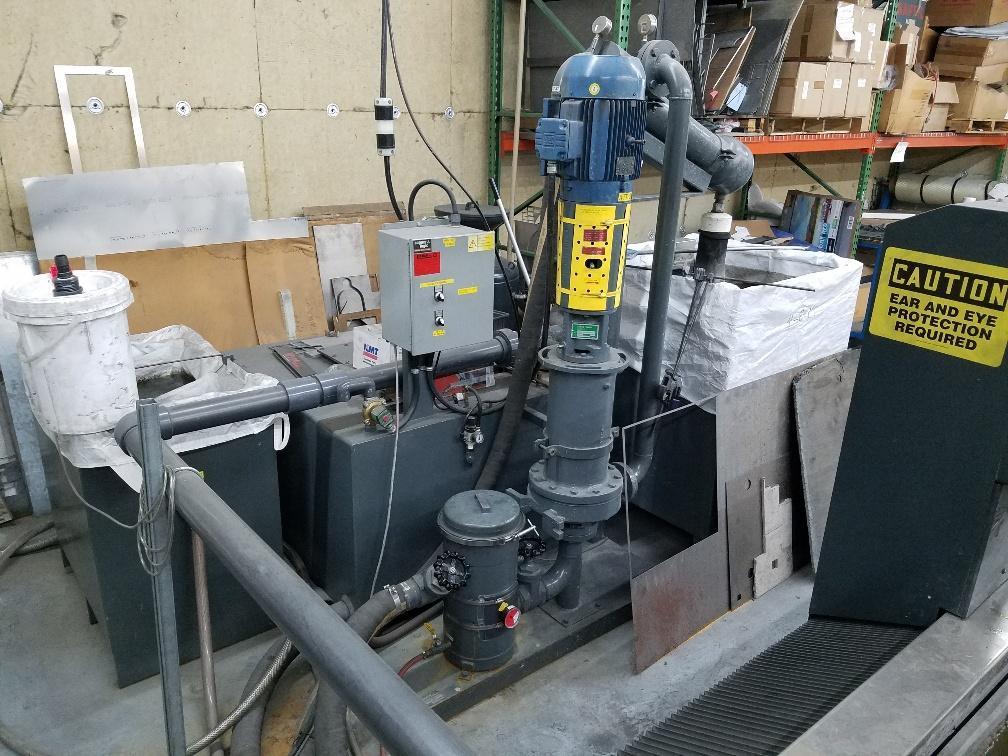 For Sale 5 AXIS 16,000 PSI 2010 WATERJET MODEL EVOLUTION X5 WATER JET TABLE STOCK 12325