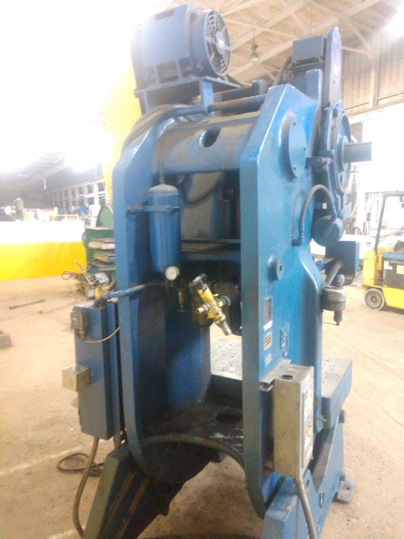 For Sale 100 TON L & J MODEL 100 OBI FLYWHEEL PRESS WITH 5" STROKE