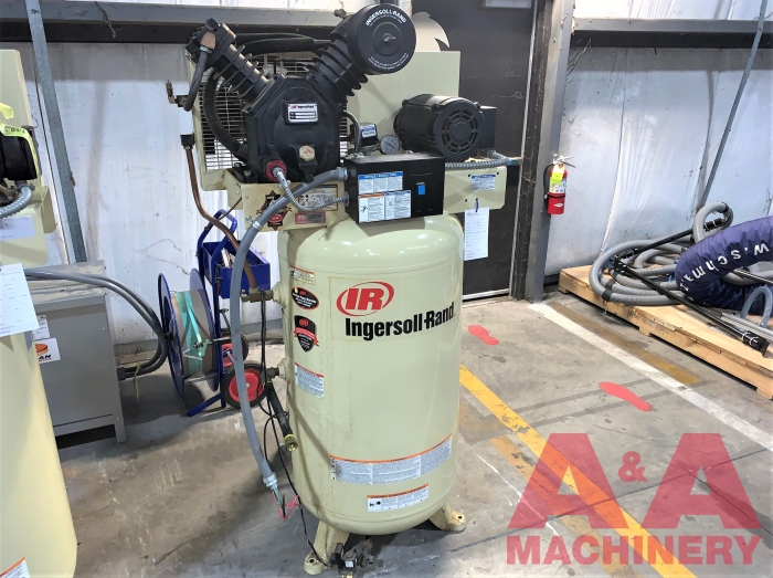 For Sale Ingersoll Rand 7.5Hp Reciprocating 2Stage Air Compressor
