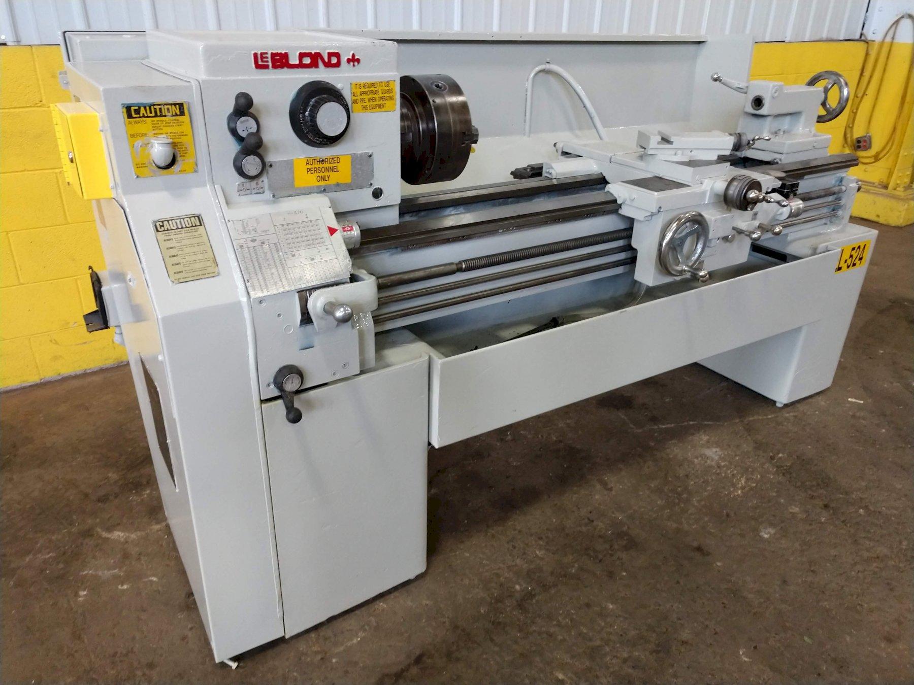 For Sale 16" X 60" LEBLOND MODEL 12C REGAL TOOL ROOM ENGINE LATHE