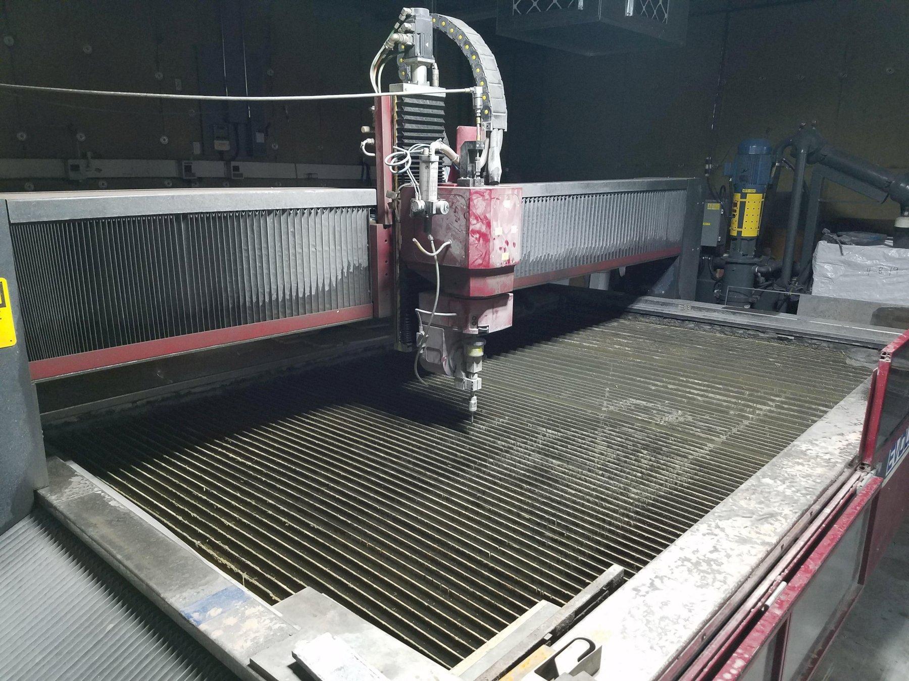 For Sale 5 AXIS 16,000 PSI 2010 WATERJET MODEL EVOLUTION X5 WATER
