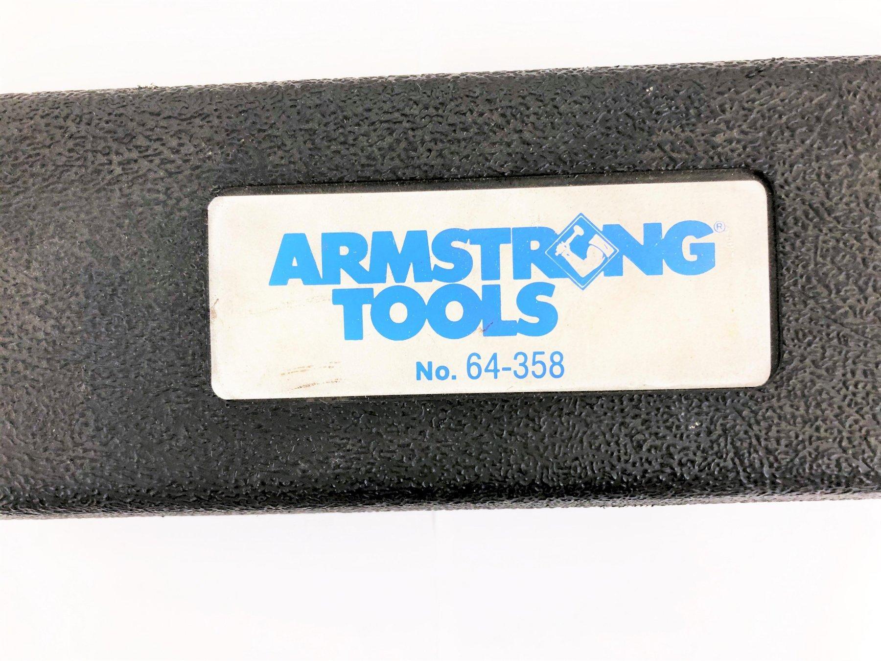 For Sale DIAL TORQUE WRENCH ARMSTRONG NO 64358 , 3/8" DRIVE, DUAL