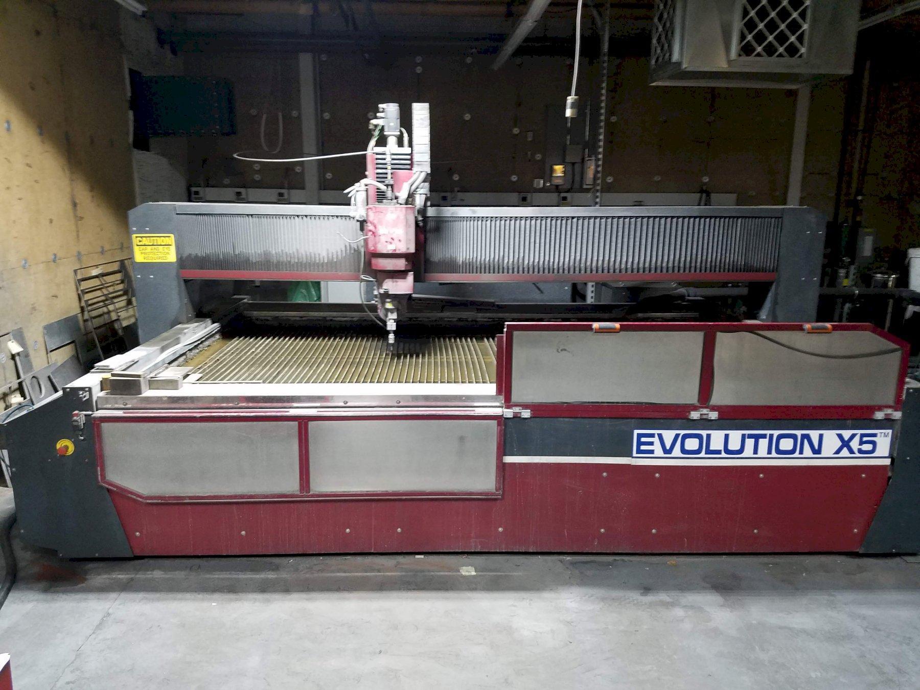 For Sale 5 AXIS 16,000 PSI 2010 WATERJET MODEL EVOLUTION X5 WATER