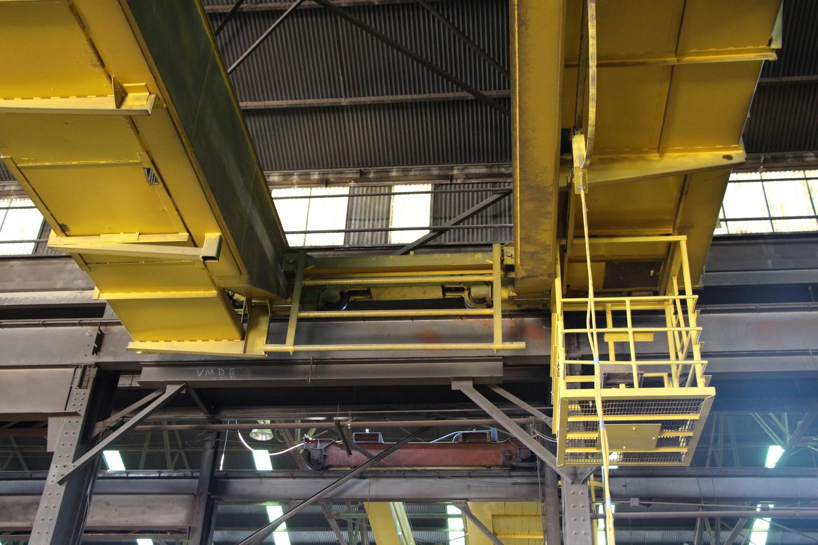 For Sale 40 TON X 75' P & H OVERHEAD DOUBLE GIRDER BRIDGE CRANE