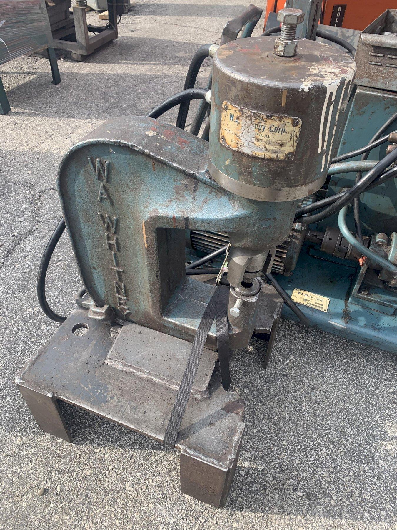 For Sale 50 TON WA WHITNEY MODEL 700463 PORTABLE HYDRAULIC PUNCH