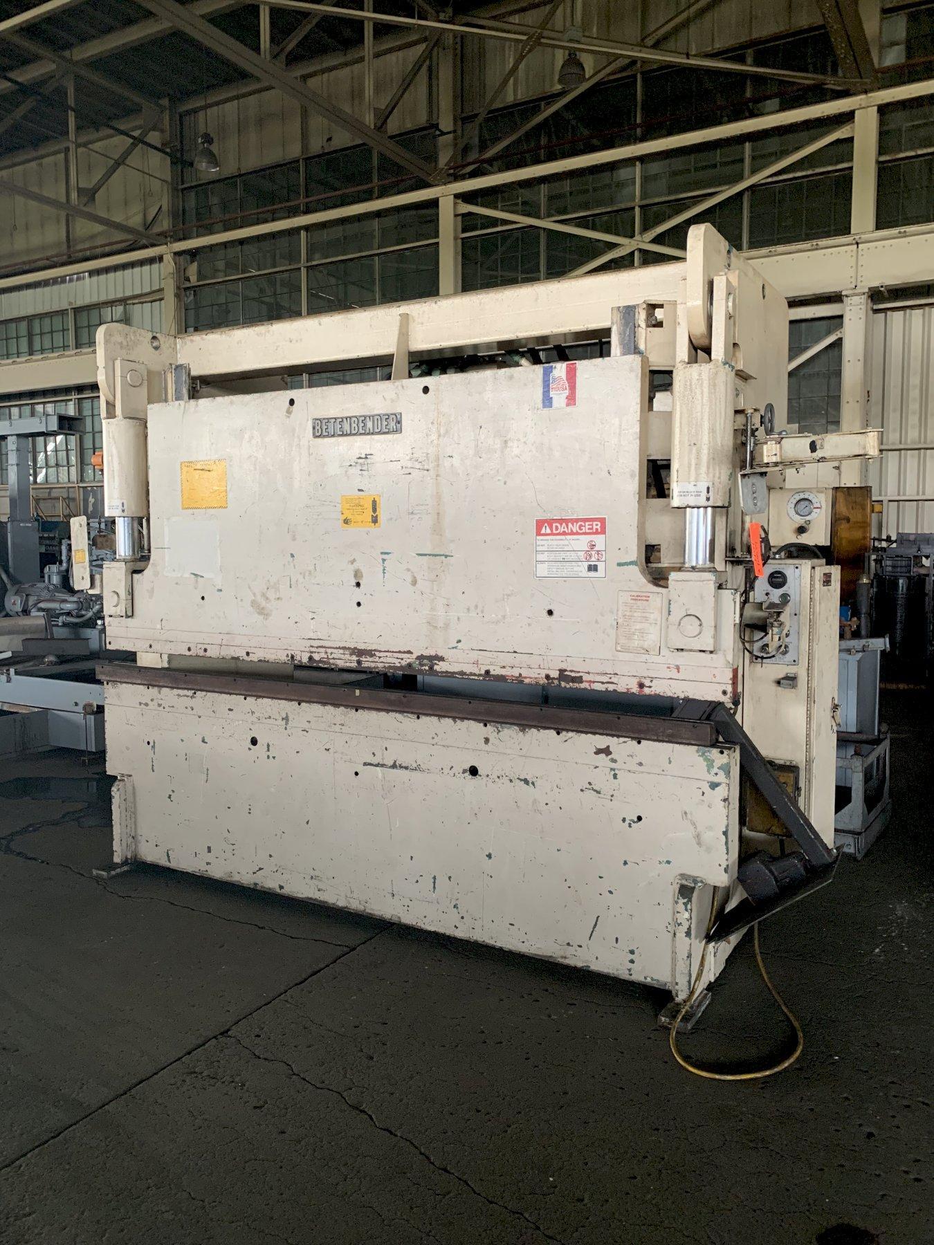 For Sale 95 TON X 10' BETENBENDER MODEL 1095T HYDRAULIC PRESS BRAKE
