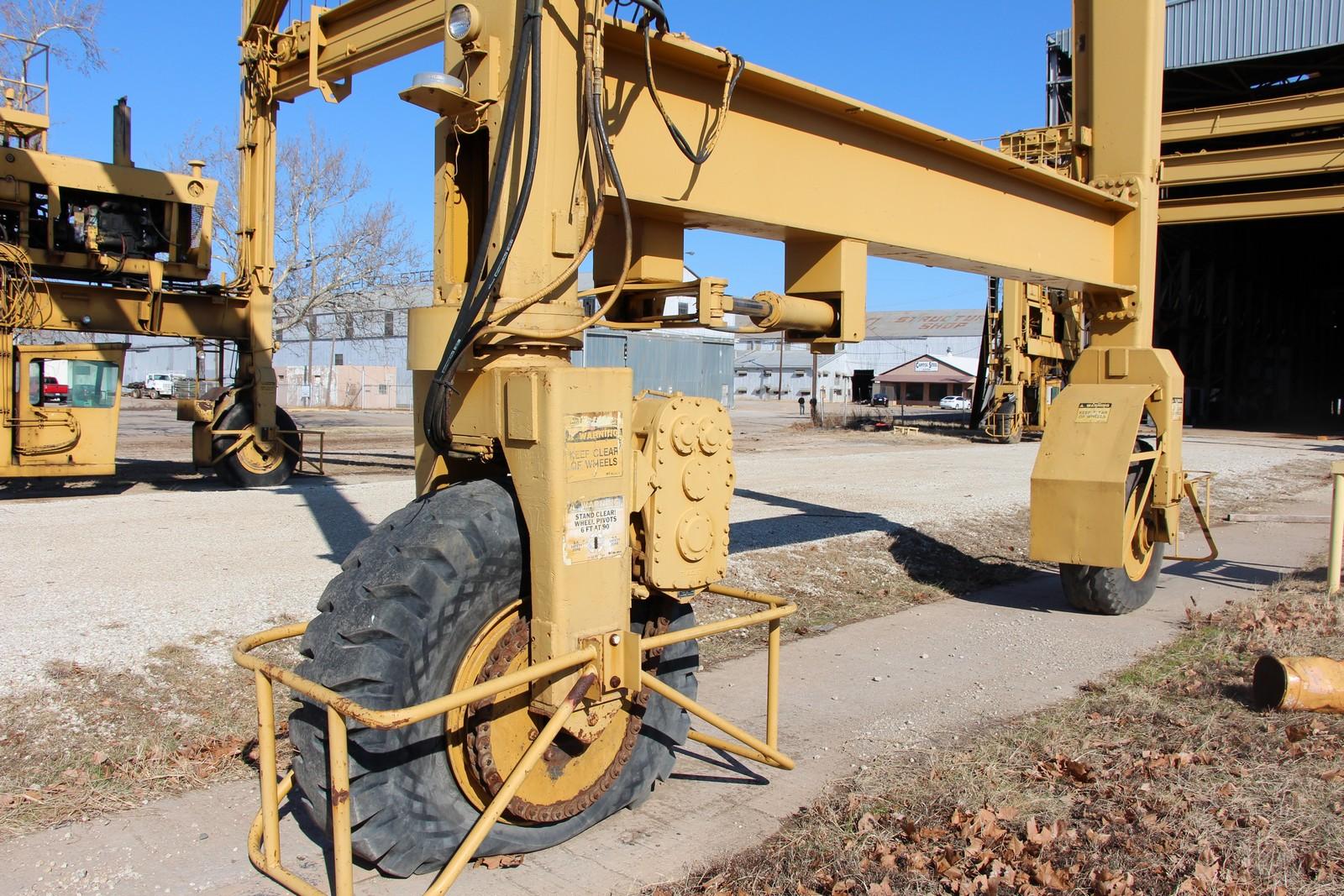 For Sale 40 TON X 40' DROTT / MIJACK POWERED MOBILE GANTRY CRANE