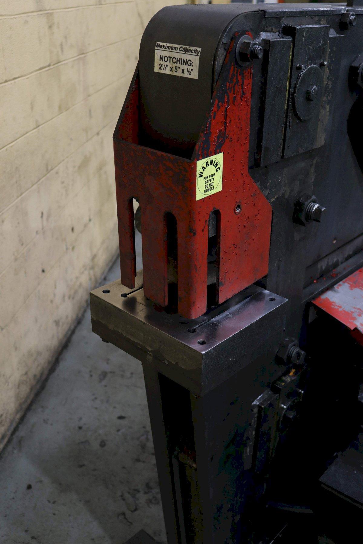 For Sale 75 TON EDWARDS HYDRAULIC IRONWORKER STOCK 73176 Locator