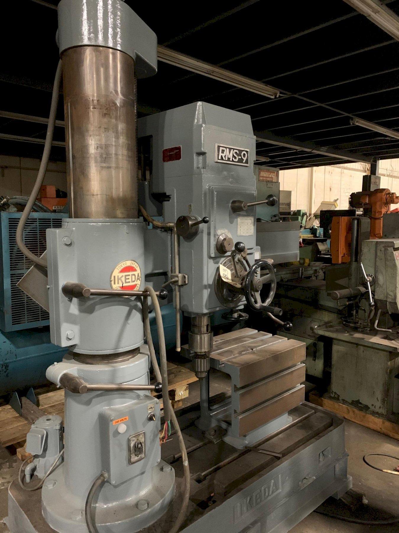 For Sale USED IKEDA MODEL RMS9 36" X 9" RADIAL ARM DRILL PRESS, Year