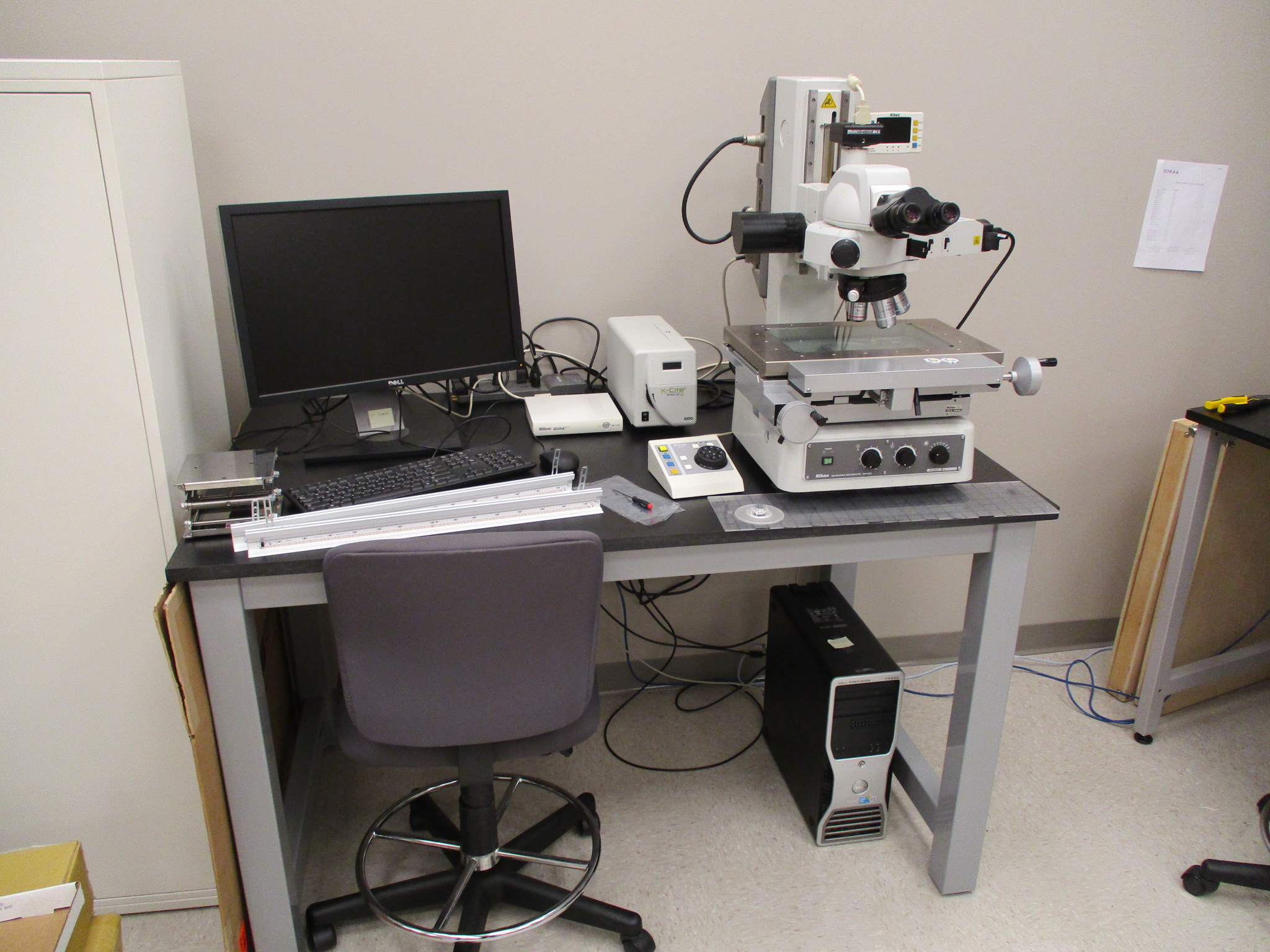 For Sale Nikon MM800/LM Measuring Microscope, Nikon 1x Lens Nikon ZM