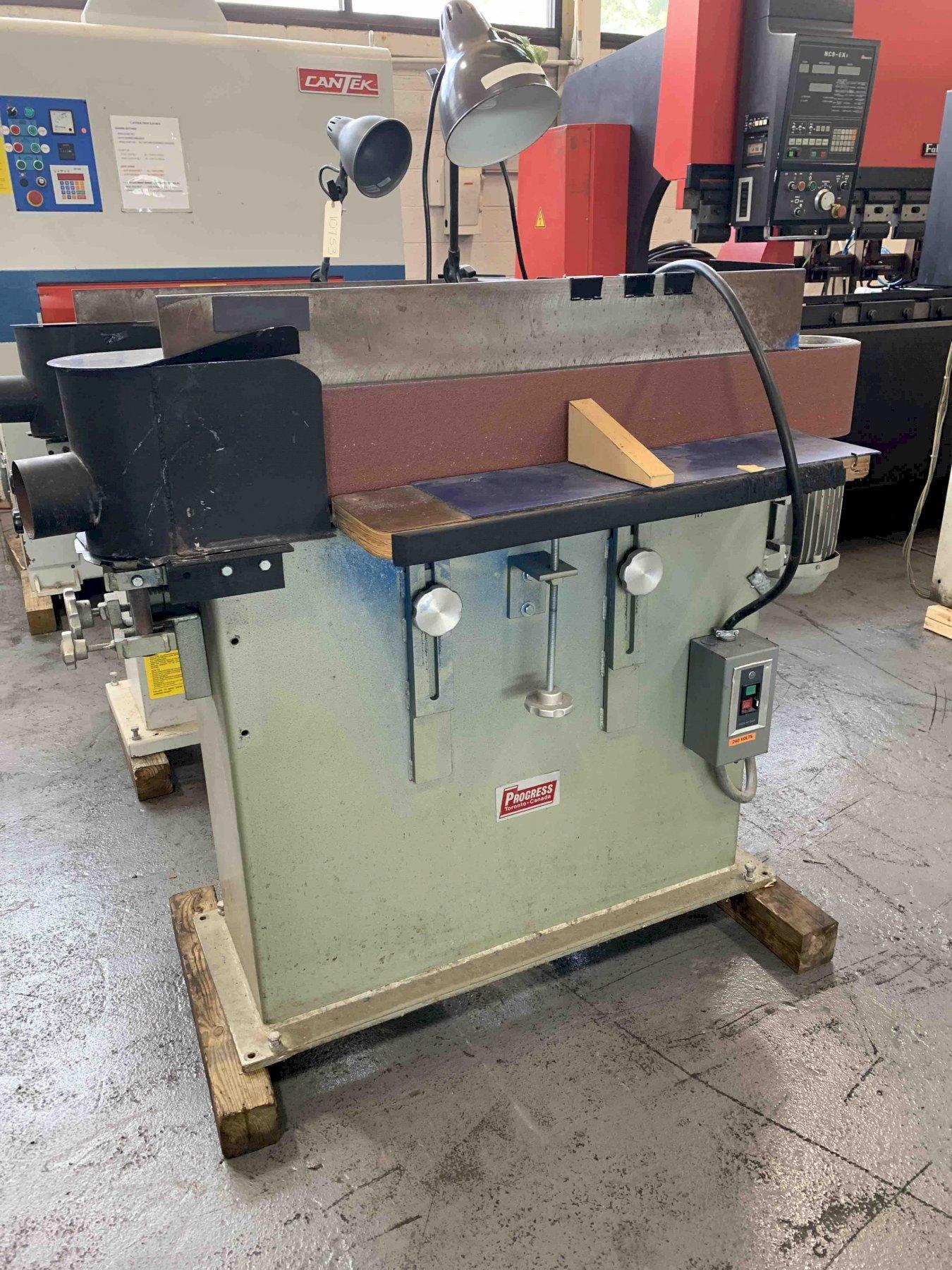 For Sale USED PROGRESS MACHINE 6" x 108" EDGE SANDING MACHINE FOR