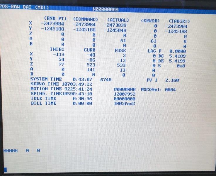 For Sale - HAAS VF-5, 2004, TSC, 10,000 RPM, 4TH AXIS WIRING, 40 ATC