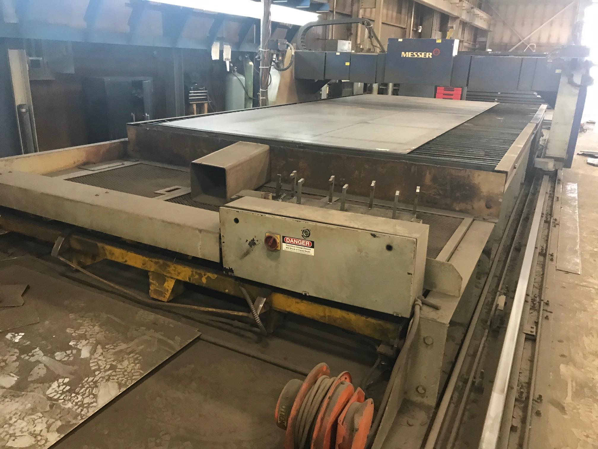 For Sale USED MESSER DUAL 200 AMP FINELINE CNC PLASMA CUTTING SYSTEM