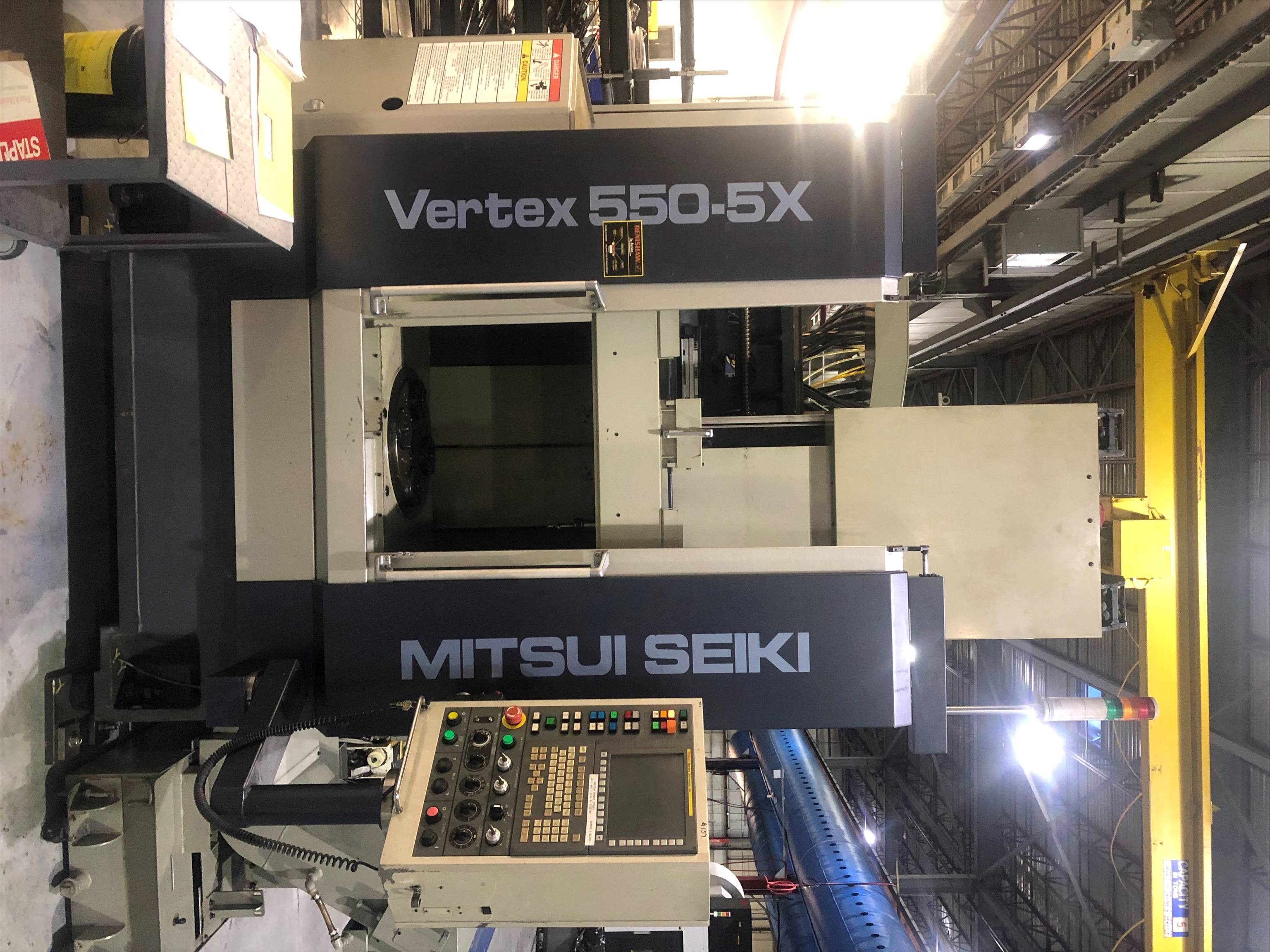 For Sale Mitsui Seiki Vertex 5505X 5Axis Vertical Machining Center