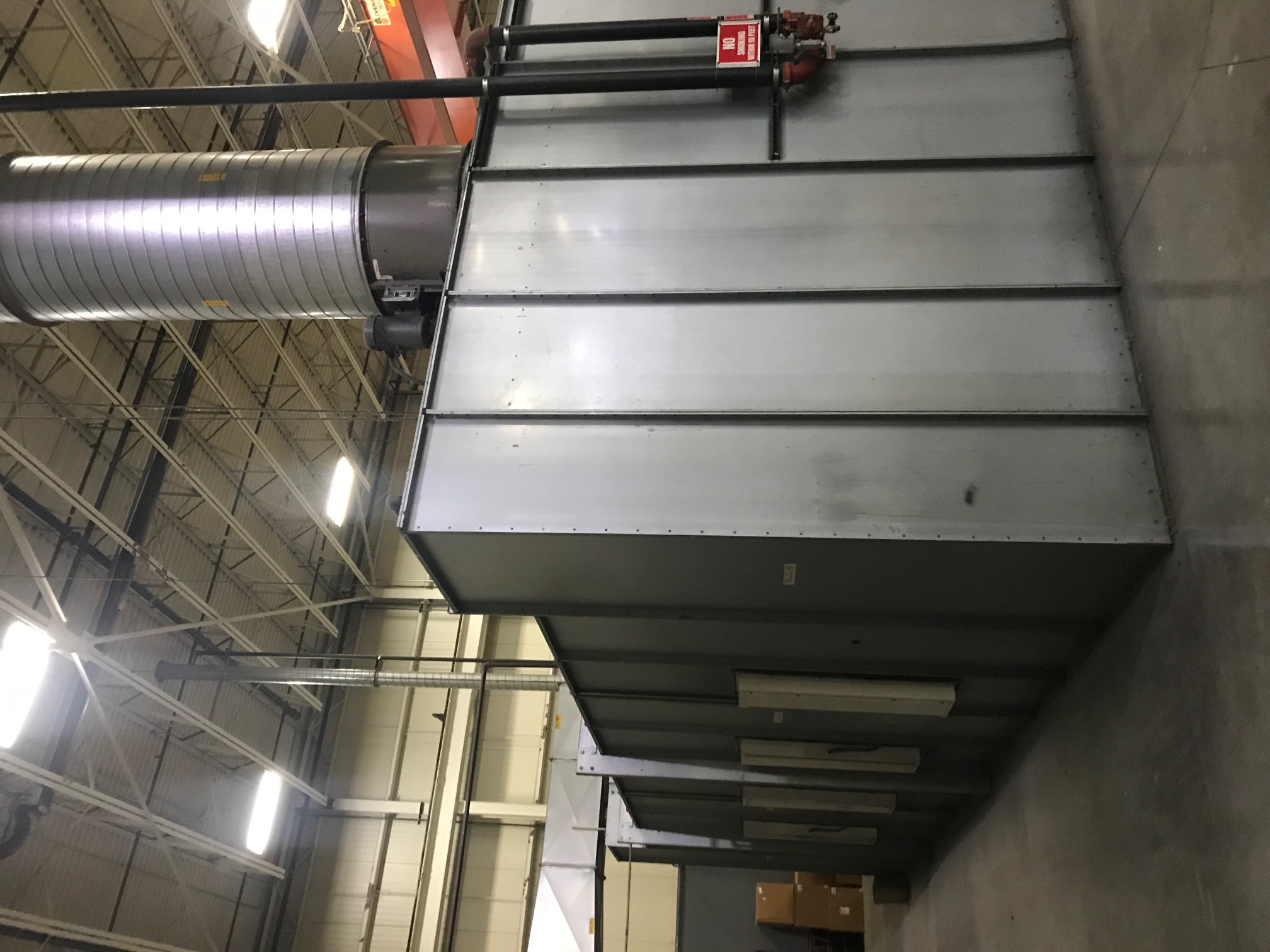 For Sale USED SPRAY SYSTEMS WATER COLUMN STYLE ENCLOSED PAINT SPRAY