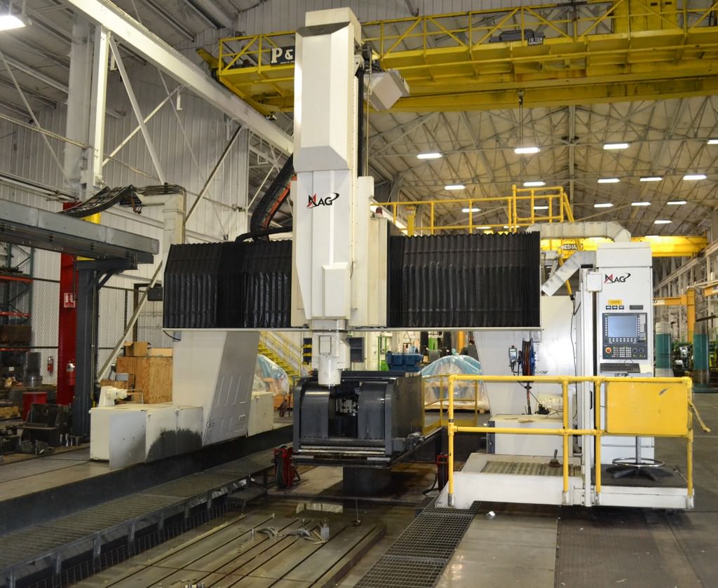 For Sale Cincinnati U51500 CNC Traveling Gantry, ATC, X744",Y144