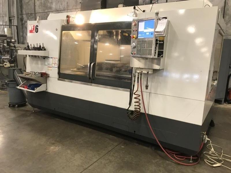 For Sale Haas VF6/50 3Axis CNC VMC with 64" x 28" TSlot Table, 64X
