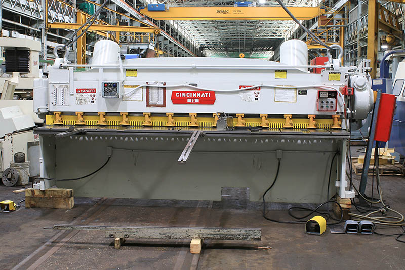 For Sale 3/16" X 12' Cincinnati 1812, 18" Gap, Conveyor & Sheet