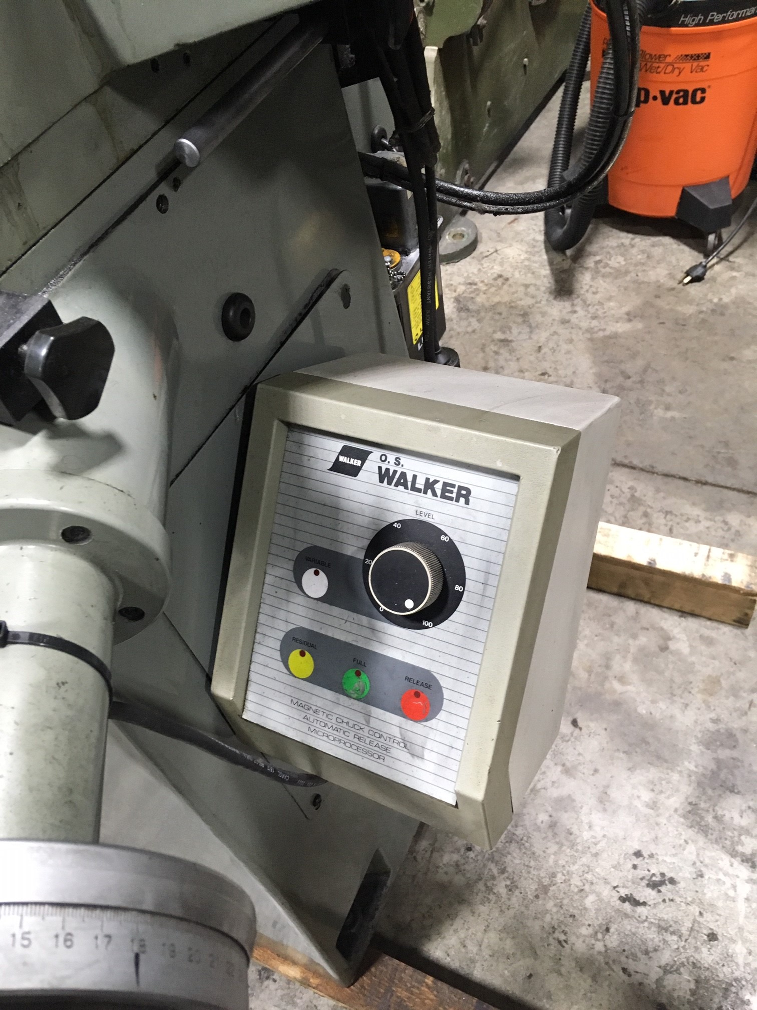 For Sale HIGH PRECISION HAND FEED GRINDER, 6" X 18", OS WALKER