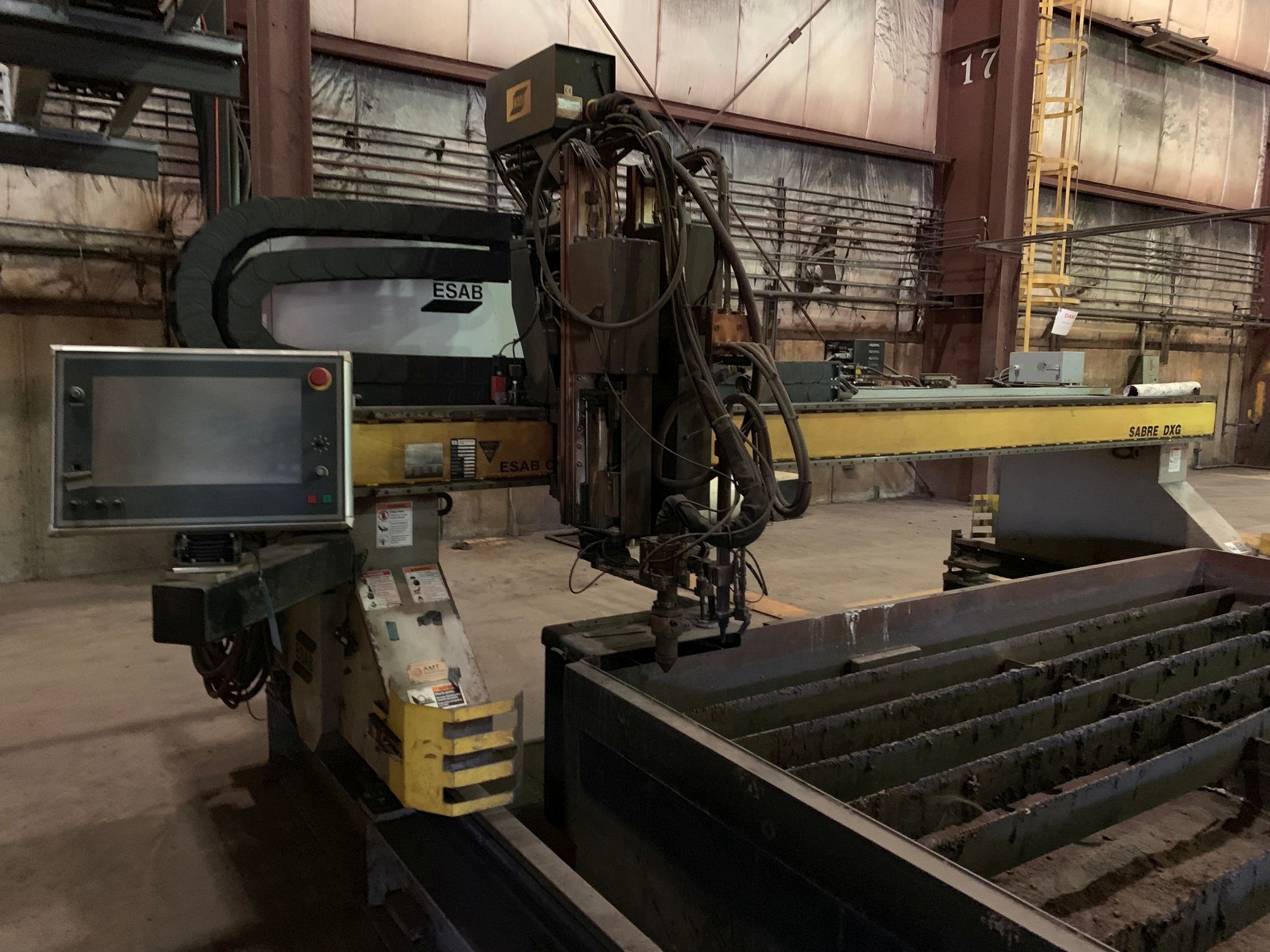 For Sale 2012 Esab Sabre DXG4000 CNC Plasma Cutting Machine; S/N