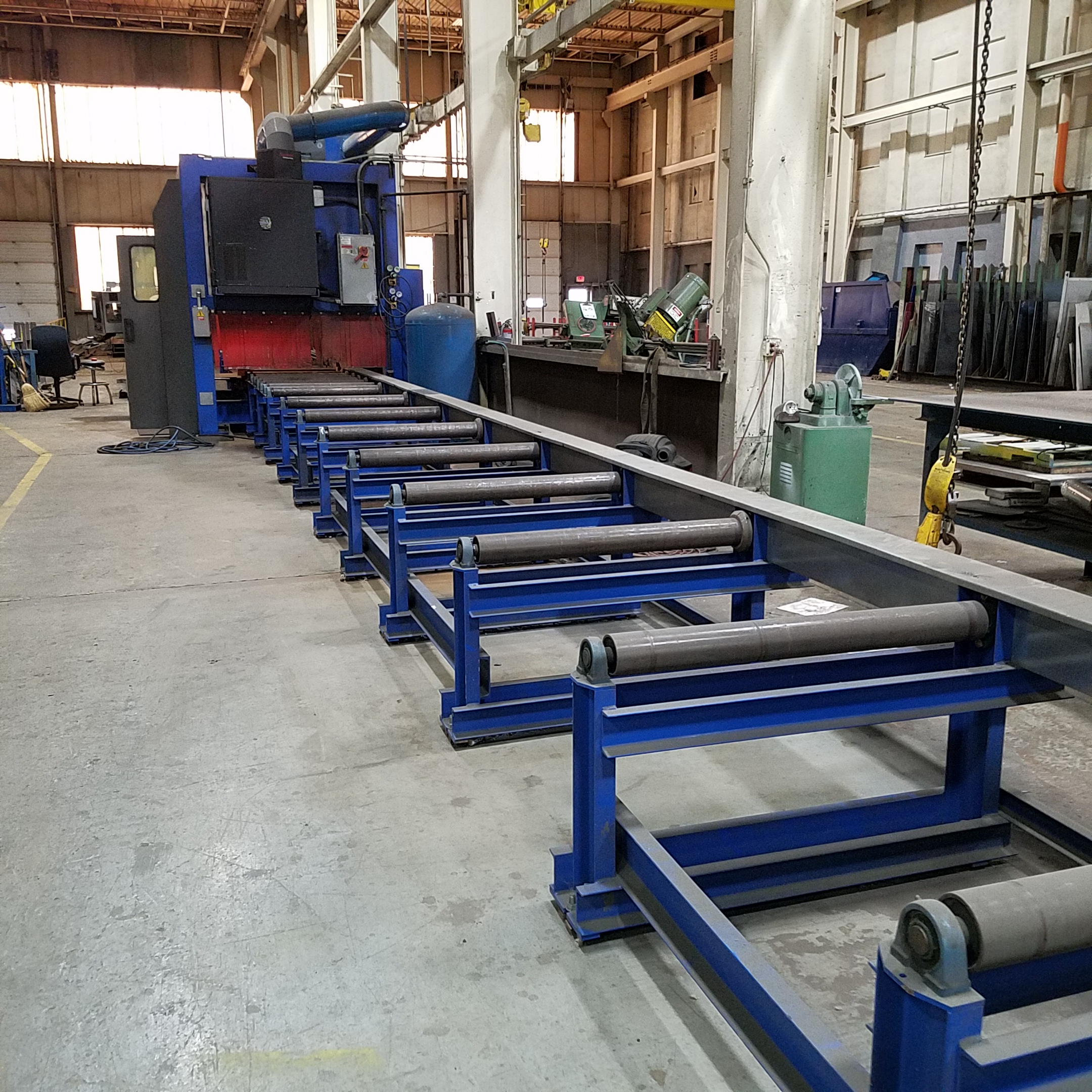 For Sale - USED BURLINGTON AUTOMATION MODEL PYTHON X STRUCTURAL STEEL ...