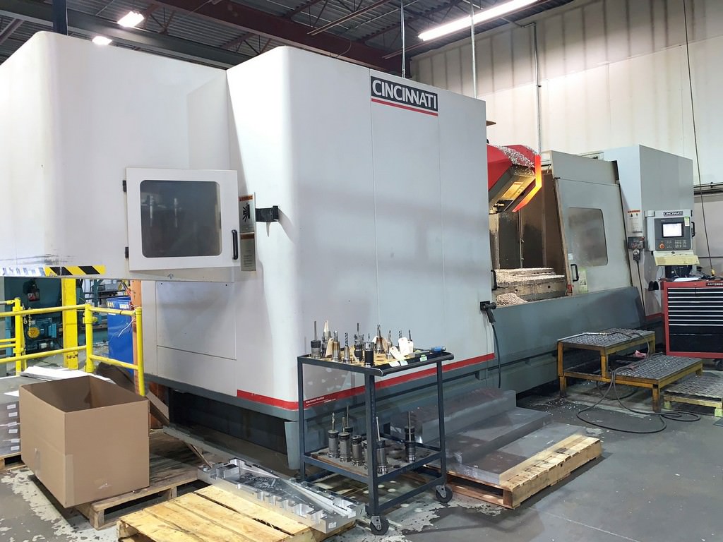 For Sale Cincinnati V53000 5Axis, X120", Y330", Z35", 15K RPM