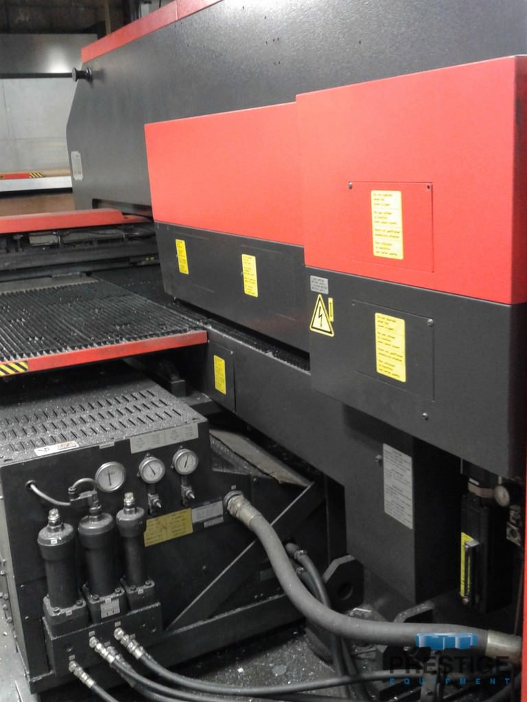 For Sale 22 Ton Amada Vipros 255, Fanuc 18P CNC, 50" x 50",31 Sta.,(3) AI, Brush Table, MP1212
