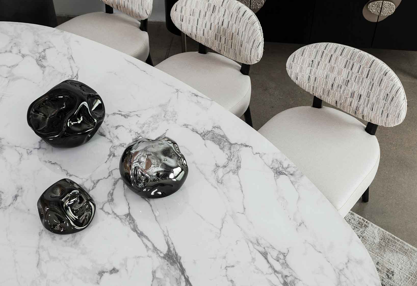 Mesa de Comedor Milano top porcelanato
