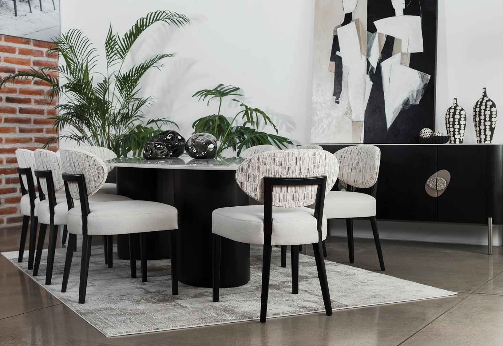 Mesa de Comedor Milano top porcelanato