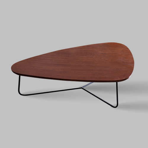 Mesa auxiliar triángulo madera