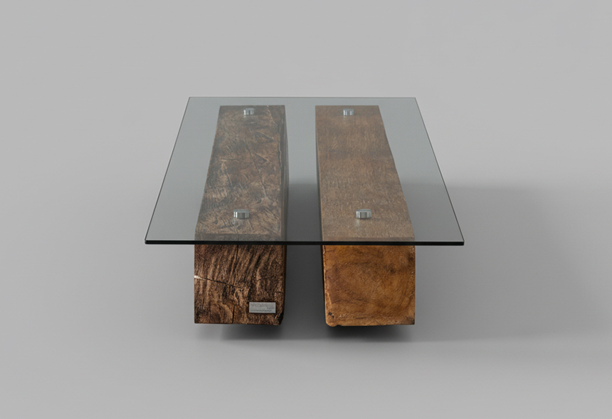 Mesa de centro Vigas