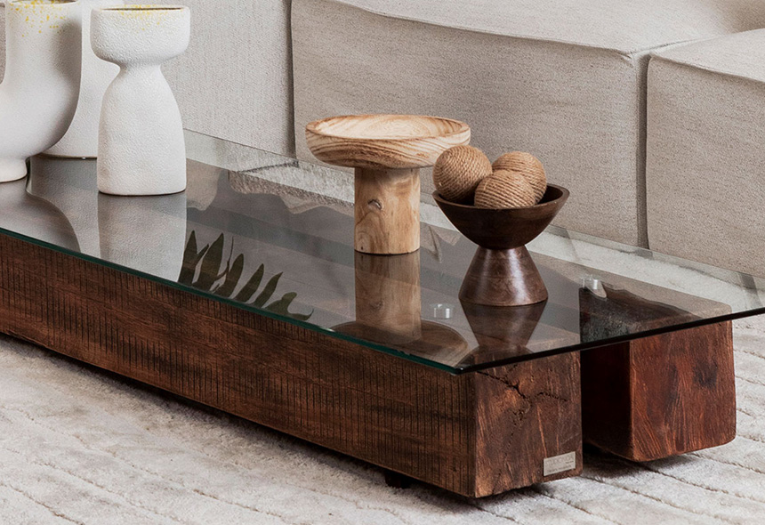 Mesa de centro Vigas