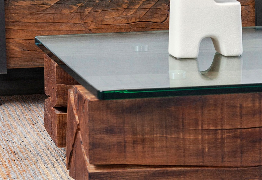 Mesa de centro Vigas