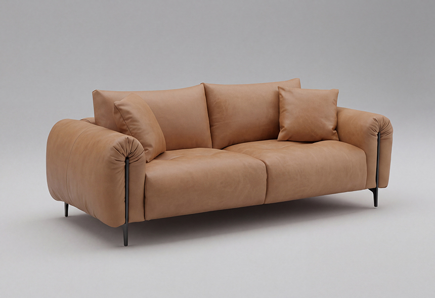 LOVESEAT DE CUERO ALTAMIRA