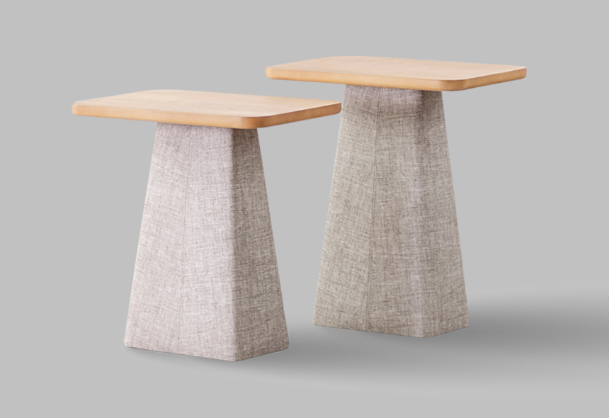 Mesa auxiliar japandi