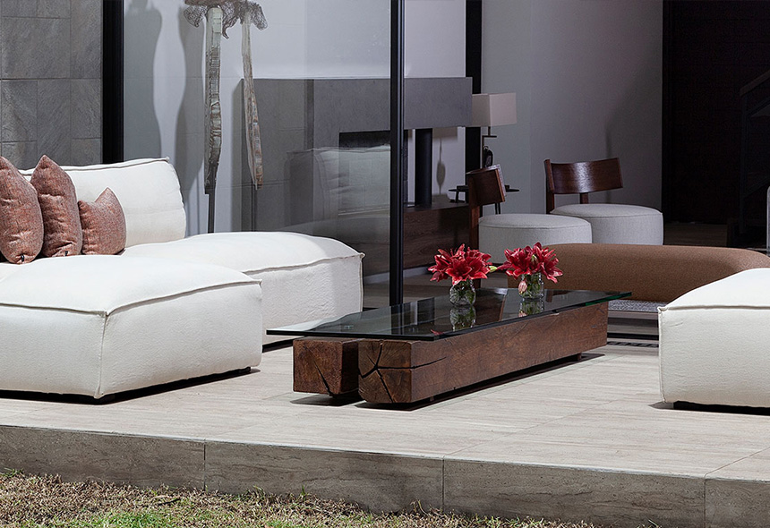 Mesa de centro Vigas