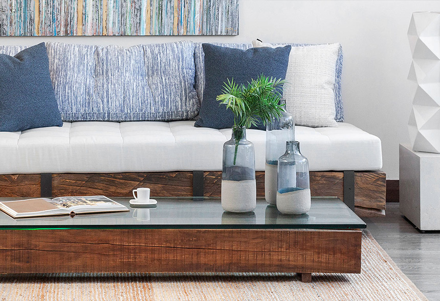 Mesa de centro Vigas