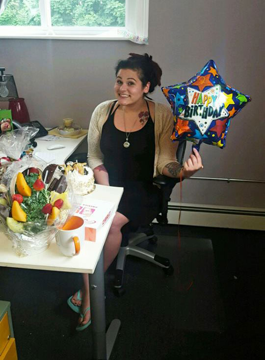 AnnMarie Minichiello on her Birthday at Logic Web Media