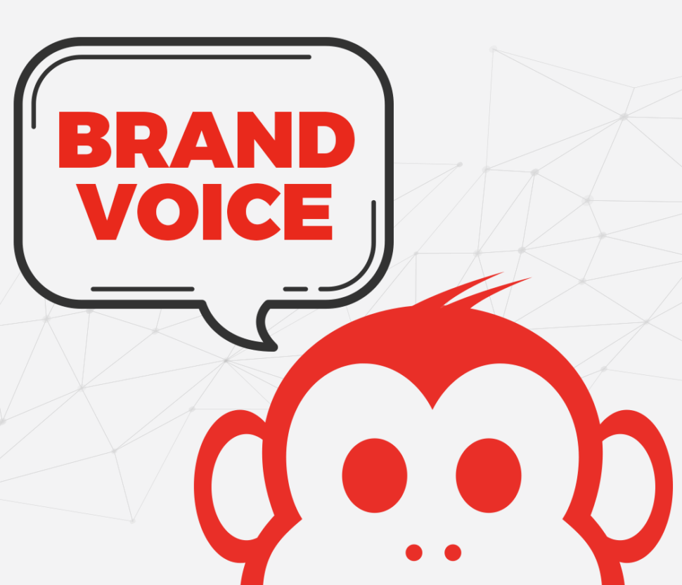 Brand Voice Graphic with Monkey