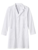 Meta Men's Twill White Tablet Lab Coat