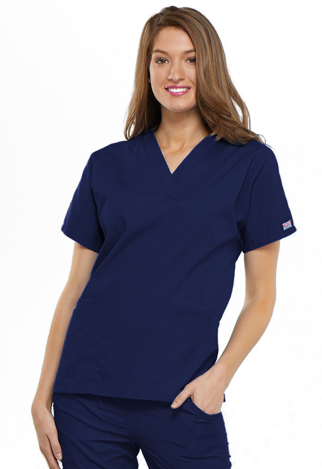 Cherokee Workwear Ladies' V-Neck Top
